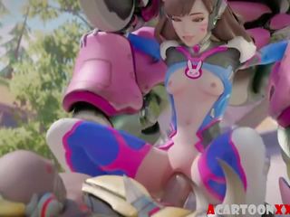 Sedusive overwatch heroes llegar coño follada, sucio película 82