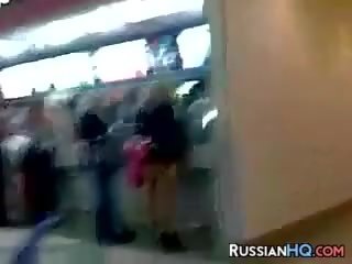 Russisk slattern ved den restaurant