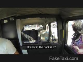 FakeTaxi - Big cock fills a big mouth