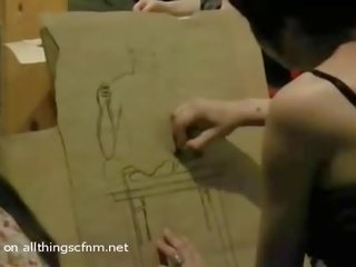 Rapariga vestida gajo nu drawing nua atuação arte