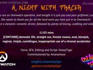 &lbrack;overwatch&rsqb; a night with tracer&vert; tempting audio play by oolay-tiger