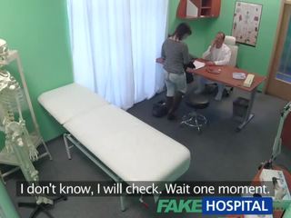 Fakehospital pasien memiliki sebuah alat kemaluan wanita memeriksa naik xxx video film